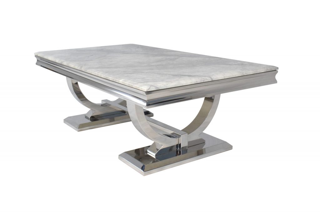 CA Grey Marble Coffee Table 151 Statement Living