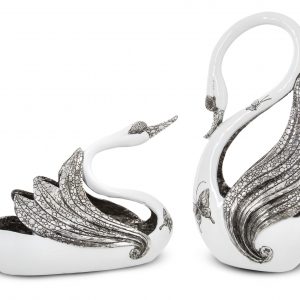 Ceramic Swan Decor