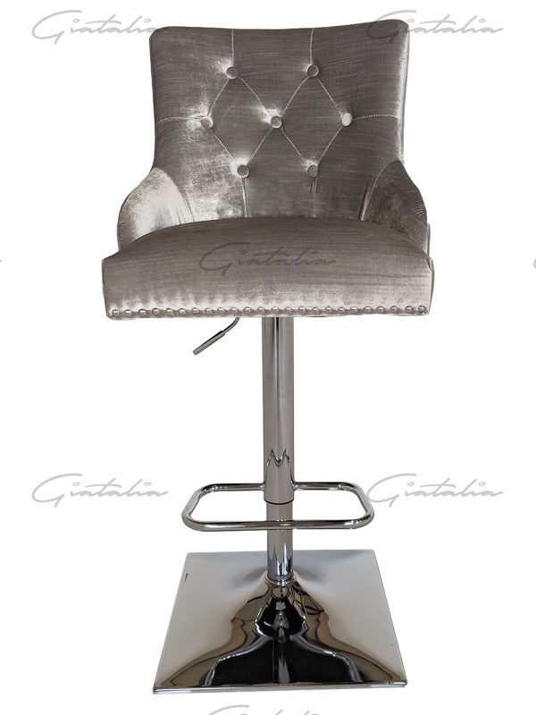 BS-925 Chelsea Barstool Shimmer Grey Image 1