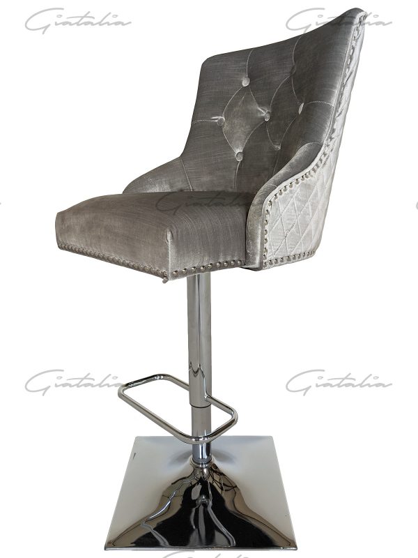 BS-925 Chelsea Barstool Shimmer Grey Image 2