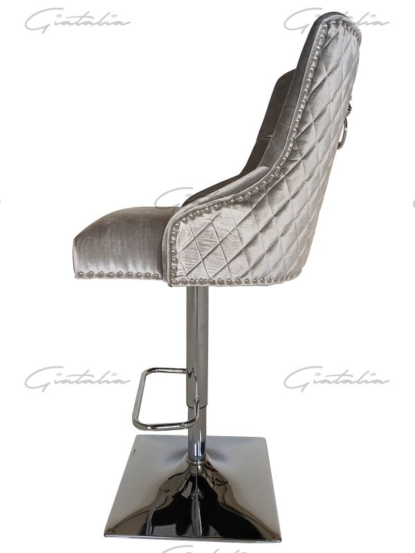 BS-925 Chelsea Barstool Shimmer Grey Image 3