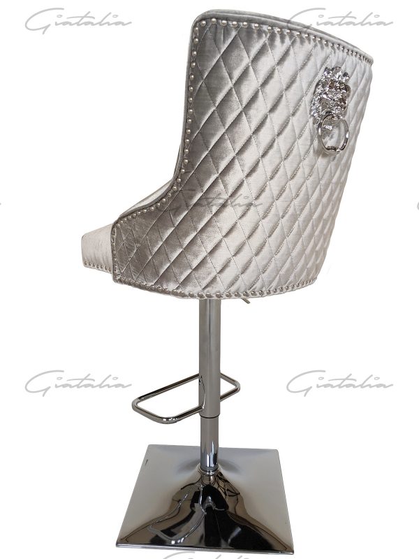 BS-925 Chelsea Barstool Shimmer Grey Image 4