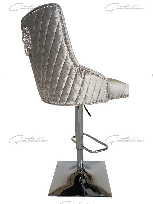BS-925 Chelsea Barstool Shimmer Grey Image 6