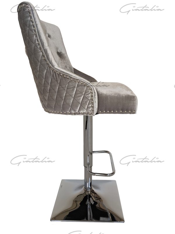 BS-925 Chelsea Barstool Shimmer Grey Image 7