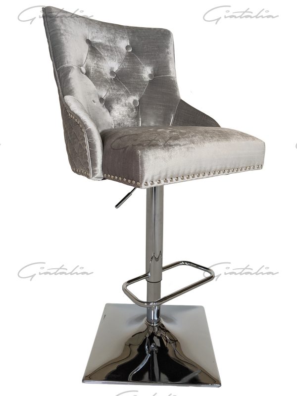 BS-925 Chelsea Barstool Shimmer Grey Image 8