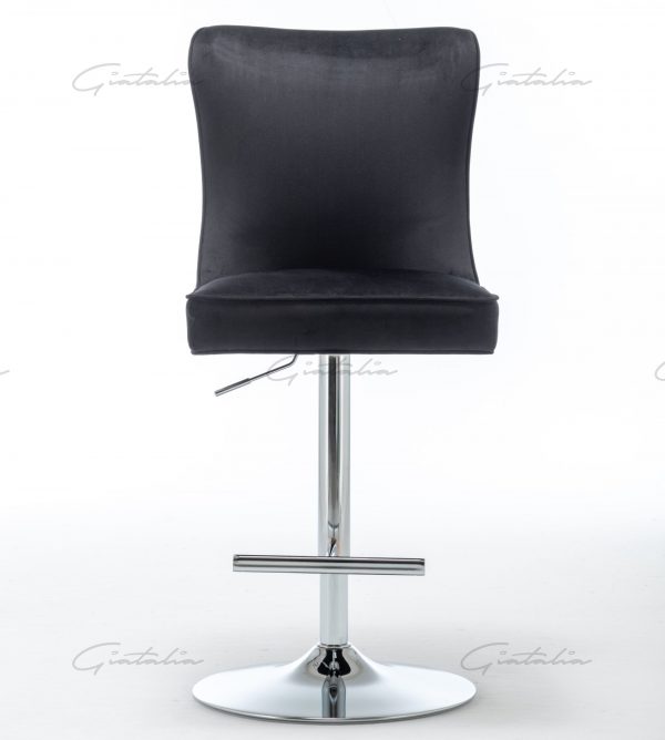Belgravia Black Barstool - BS-200 ( Photo 1)