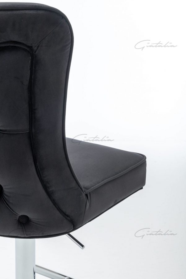 Belgravia Black Barstool - BS-200 ( Photo 12)