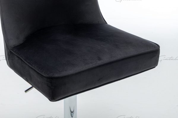 Belgravia Black Barstool - BS-200 ( Photo 6)