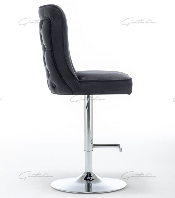 Belgravia Black Barstool - BS-200 ( Photo 9)