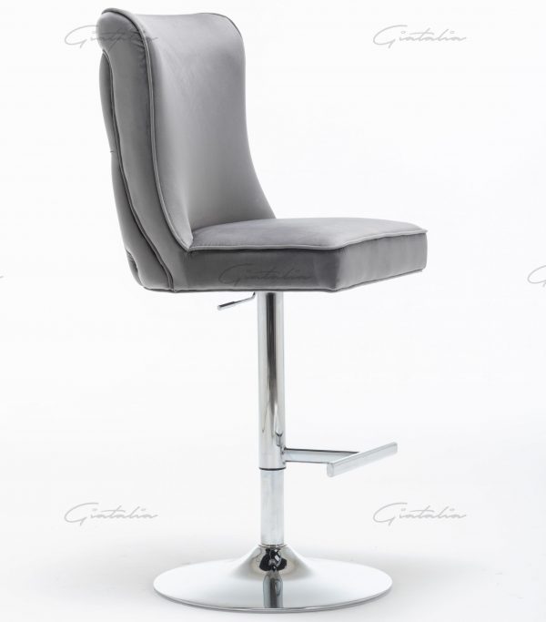 Belgravia Dark Grey Barstool - BS-200(Photo 2)