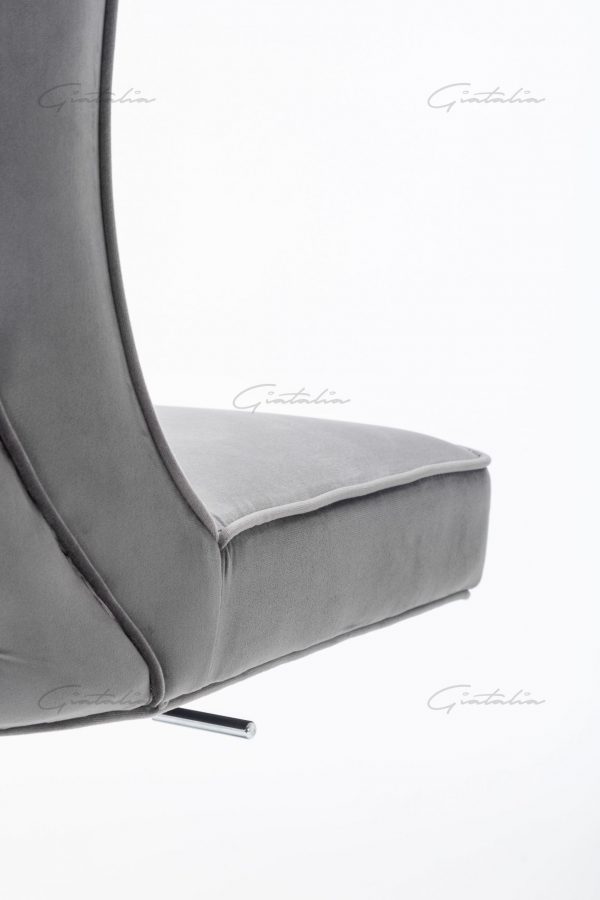 Belgravia Dark Grey Barstool - BS-200(Photo 5)