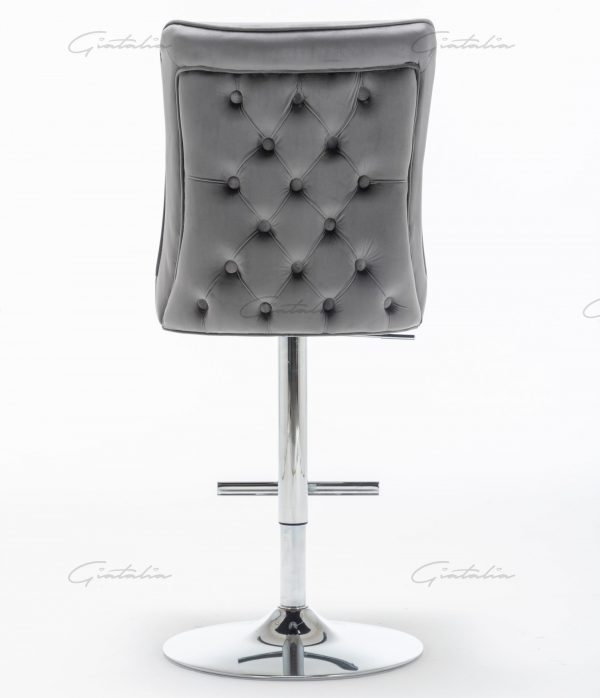 Belgravia Dark Grey Barstool - BS-200(Photo 6)