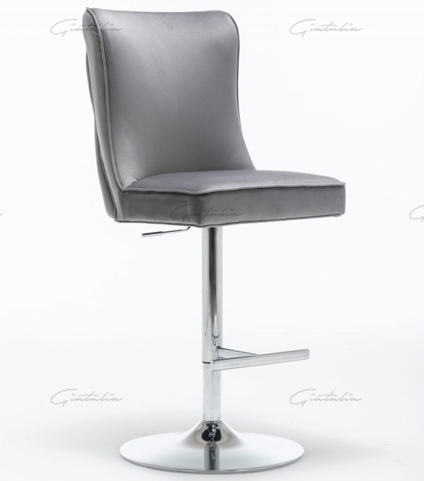 Belgravia Dark Grey Barstool - BS-200(Photo 8)