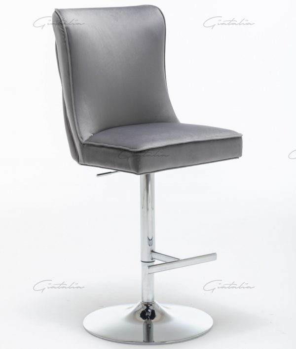 Belgravia Dark Grey Barstool - BS-200(Photo 9)