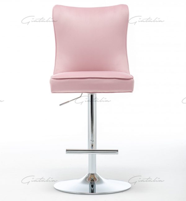 Belgravia Pink Barstool - BS-200 (More Defined - Photo 1)