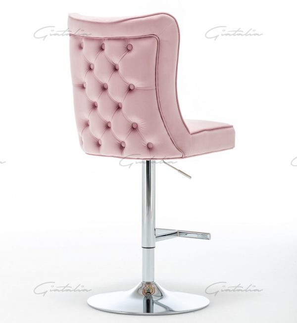 Belgravia Pink Barstool - BS-200 (More Defined - Photo 10)