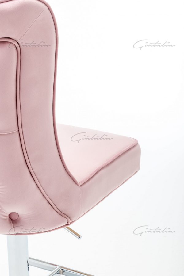 Belgravia Pink Barstool - BS-200 (More Defined - Photo 12)
