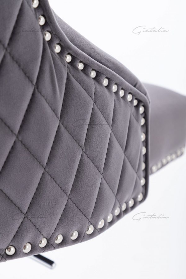 Grey Chelsea Lion Barstool