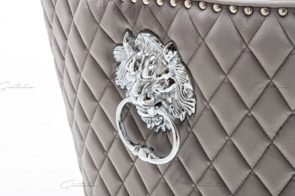 Grey Chelsea Lion Barstool