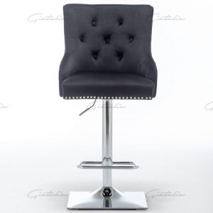 Black Chelsea Lion Barstool