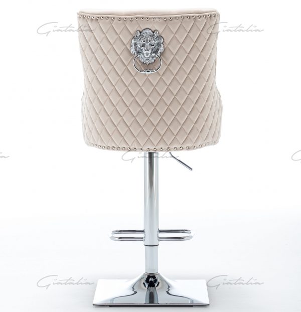 Cream Chelsea Lion Barstool