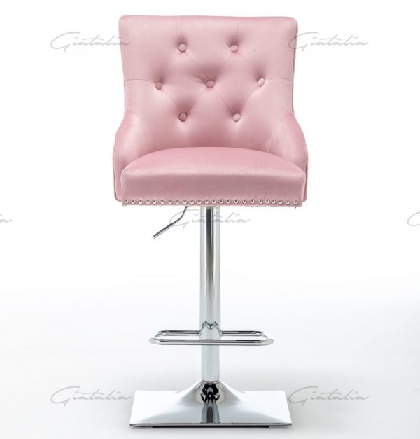 Pink Chelsea Lion Barstool