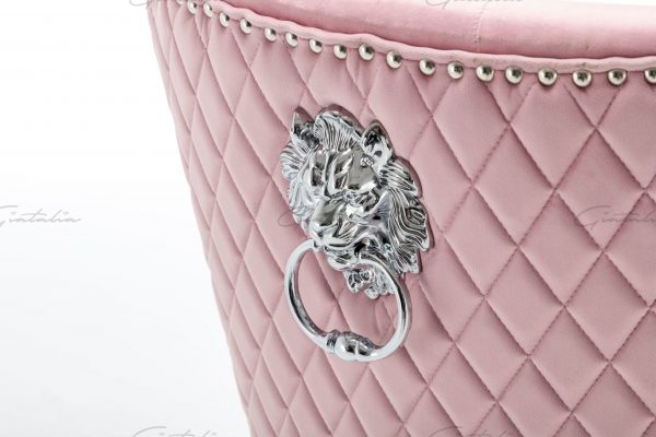 Pink Chelsea Lion Barstool