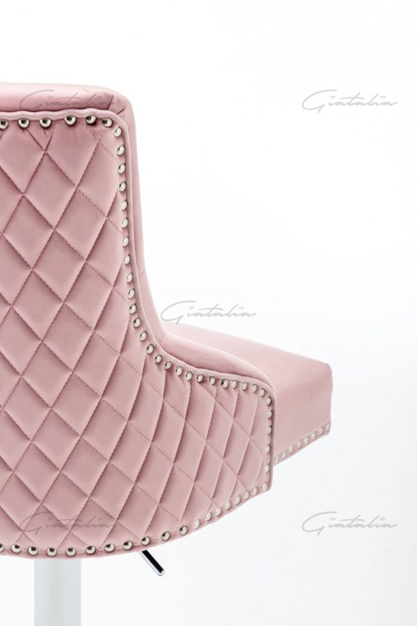 Pink Chelsea Lion Barstool