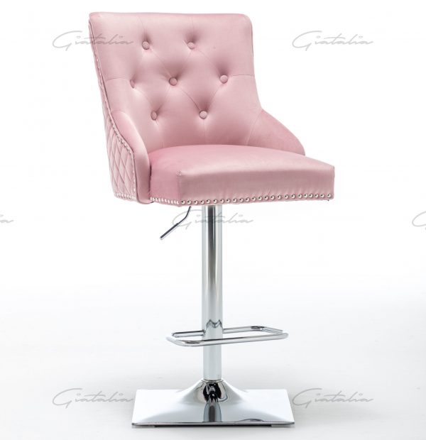 Pink Chelsea Lion Barstool