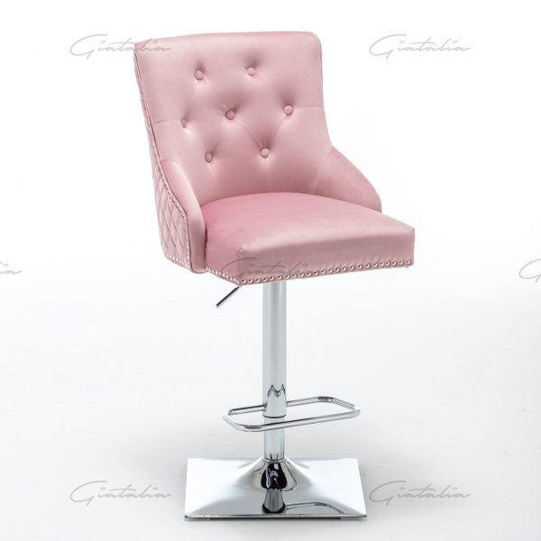 Pink Chelsea Lion Barstool