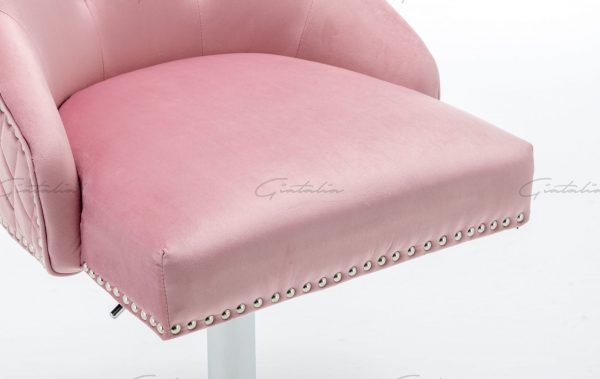 Pink Chelsea Lion Barstool