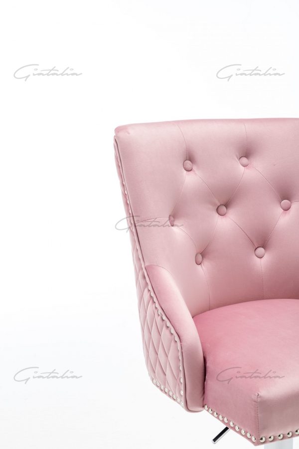 Pink Chelsea Lion Barstool