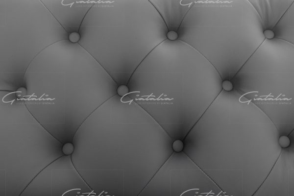 Grey Isabella PU Leather Bench