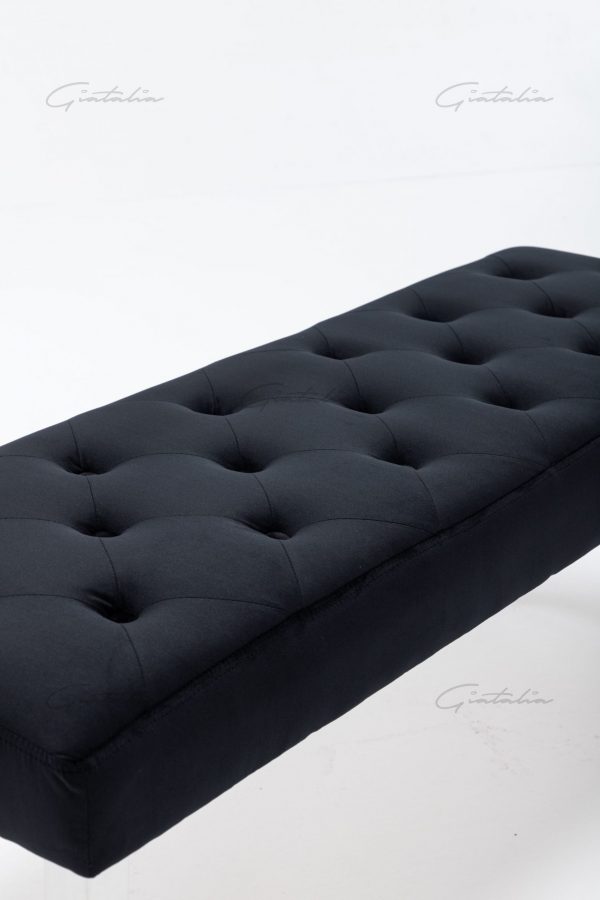 Knightsbridge Black Bench BE-888 (Photo 10) Black Knightsbridge Bench