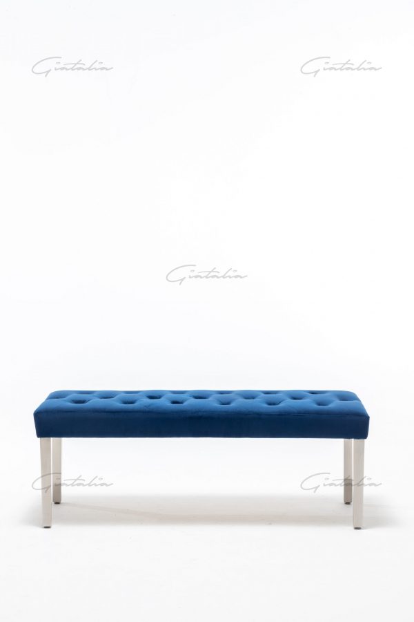 Knightsbridge Blue Bench BE-888 (Photo 5) Blue Knightsbridge Bench