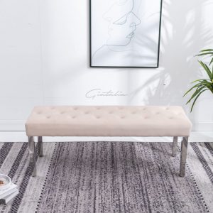 Cream Knightsbridge Bench