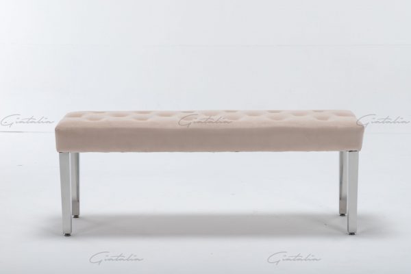 Knightsbridge Cream Bench BE-888 (Photo 12) Cream Knightsbridge Bench