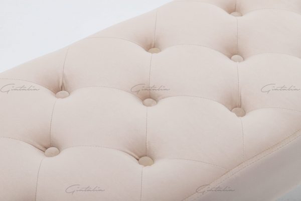 Knightsbridge Cream Bench BE-888 (Photo 5) Cream Knightsbridge Bench