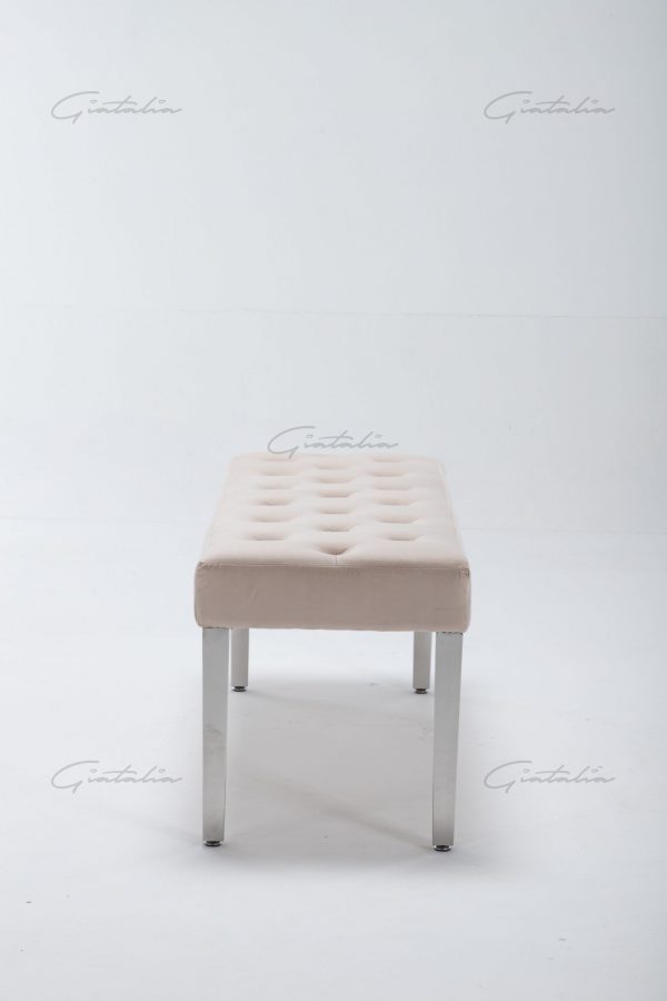 Knightsbridge Cream Bench BE-888 (Photo 9) Cream Knightsbridge Bench