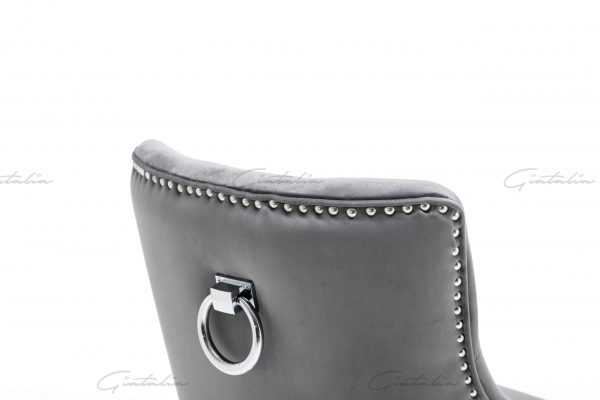 Knightsbridge Dark Grey Barstool - BS-899 (Photo 13)