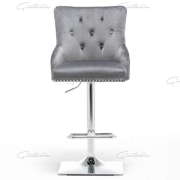 Knightsbridge Dark Grey Barstool - BS-899 (Photo 2)