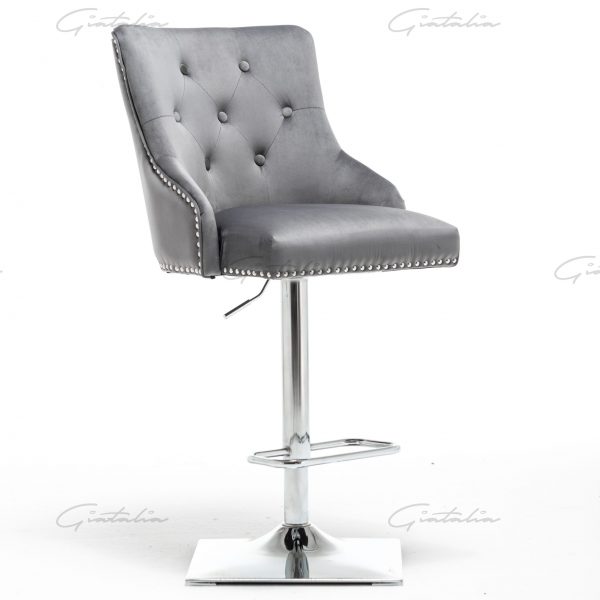 Knightsbridge Dark Grey Barstool - BS-899 (Photo 3)