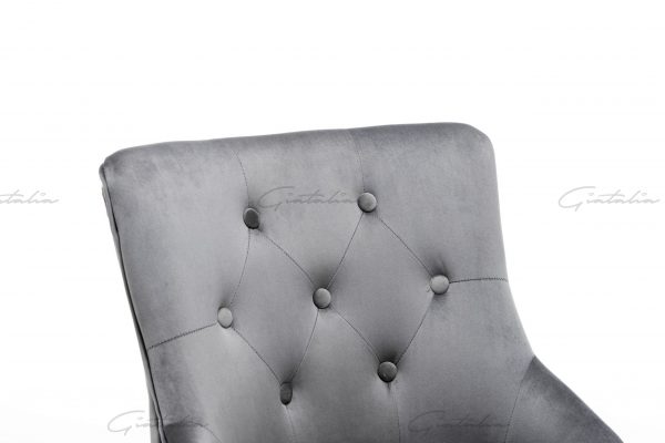 Knightsbridge Dark Grey Barstool - BS-899 (Photo 5)