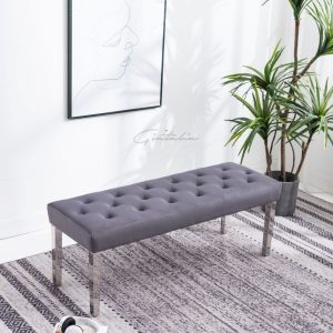 Grey Knightsbridge Bench