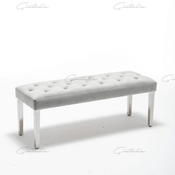 Knightsbridge Dove Grey Bench - BE-888 (Photo 1) Grey Knightsbridge Bench