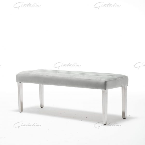 Knightsbridge Dove Grey Bench - BE-888 (Photo 9) Grey Knightsbridge Bench