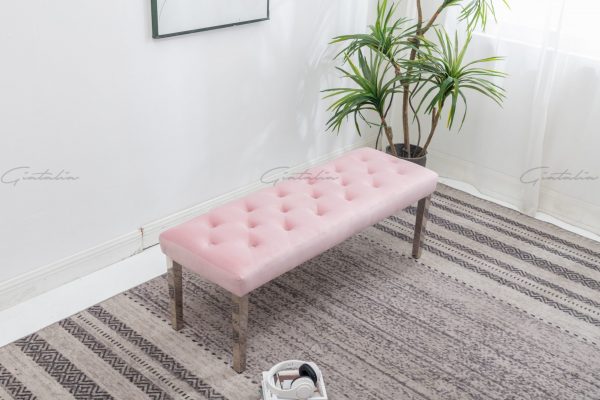 Knightsbridge Pink Bench BE-888 (Photo 4) Pink Knightsbridge Bench