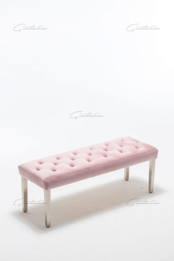 Knightsbridge Pink Bench BE-888 (Photo 8) Pink Knightsbridge Bench