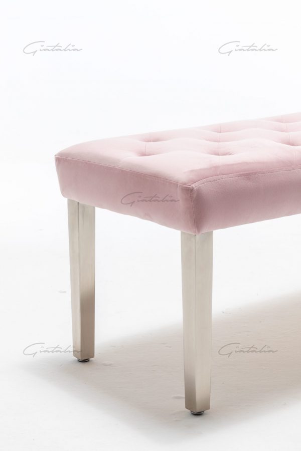 Knightsbridge Pink Bench BE-888 (Photo 9) Pink Knightsbridge Bench
