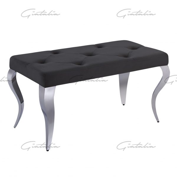 Liyana Small 90cm Black Bench BE-740 Black Liyana Bench Small